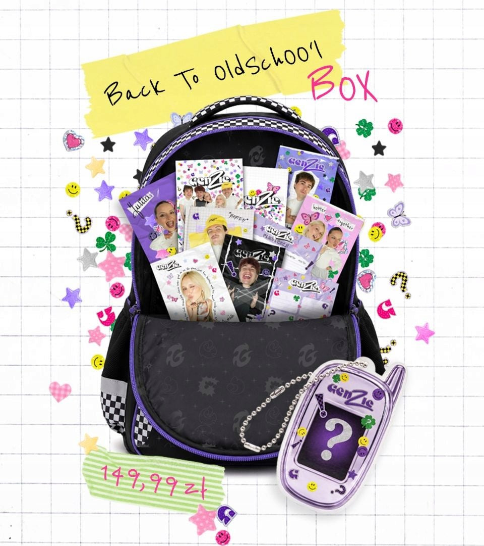 School backpack notebooks stickers gadgets school starter kit 11 el. GenZie