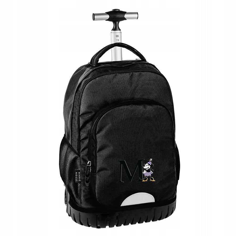 School backpack on wheels Disney Minnie Mouse Black BeUniq black