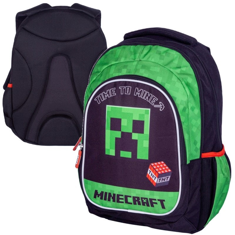 School backpack pencil case bag Minecraft Time To Mine | ORIGINAL Manufacturer code ZES009554