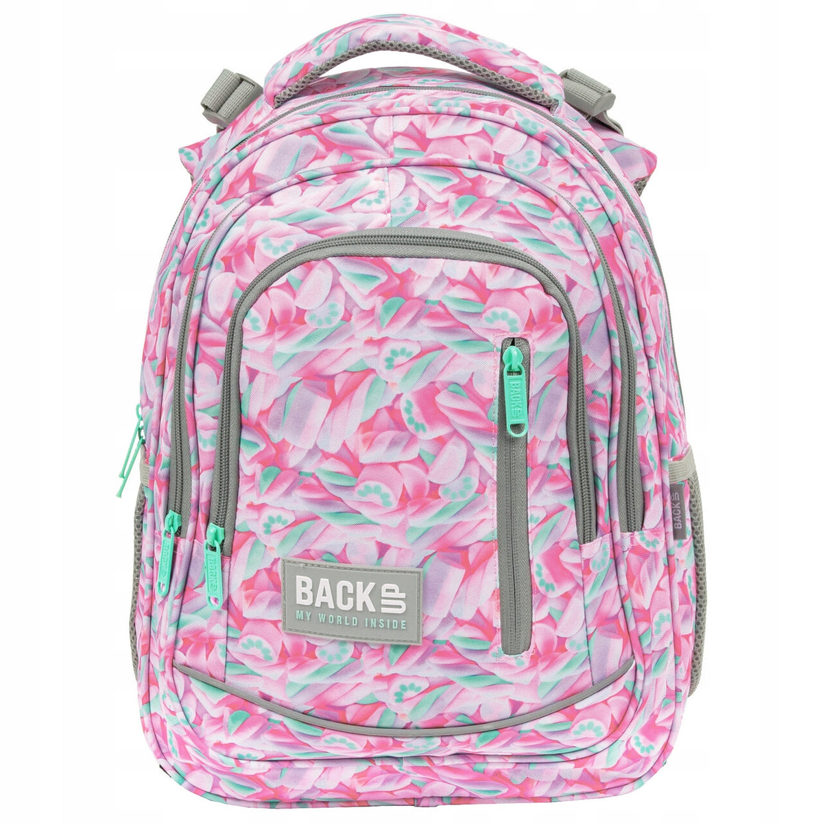 School backpack pink FOAM multi-chamber Back Up foam pink Manufacturer code PLB5R23