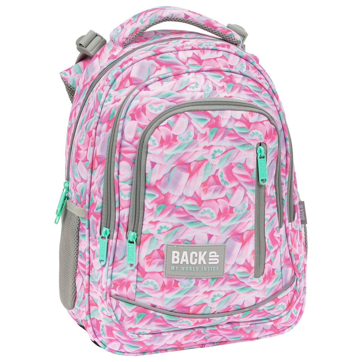 School backpack pink FOAM multi-chamber Back Up foam pink Packaging status original