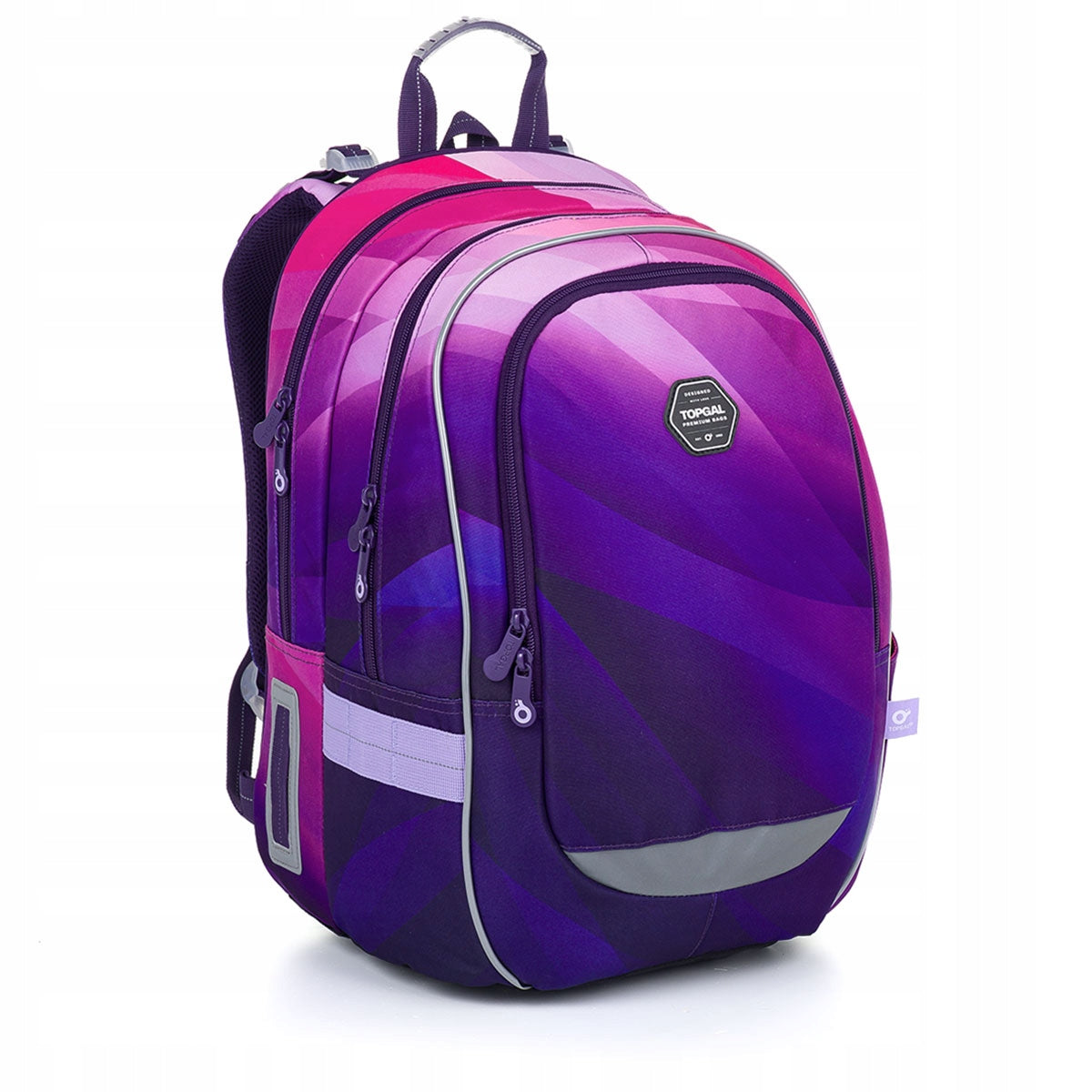 School backpack pink wave Topgal CODA 24007