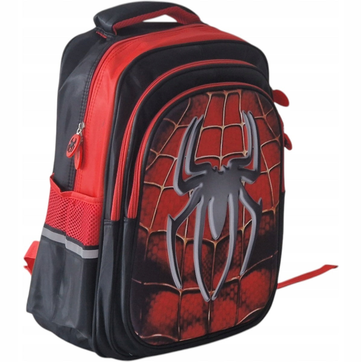 School backpack spider boys 3D for school black red Manufacturer code L002