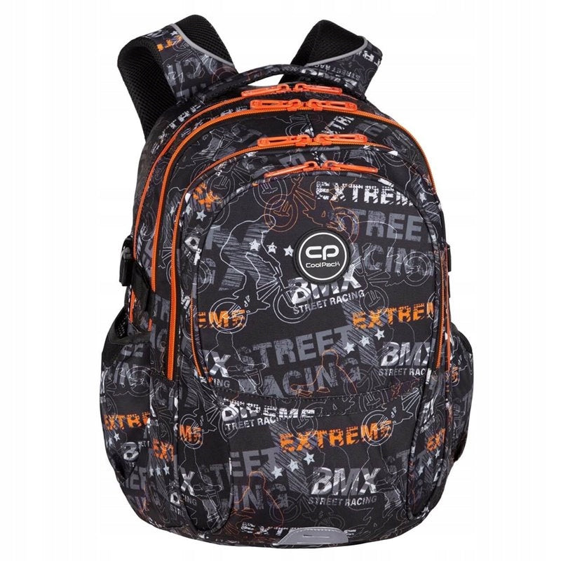 School backpack three-chamber bikes CoolPack BMX youth FACTOR CP