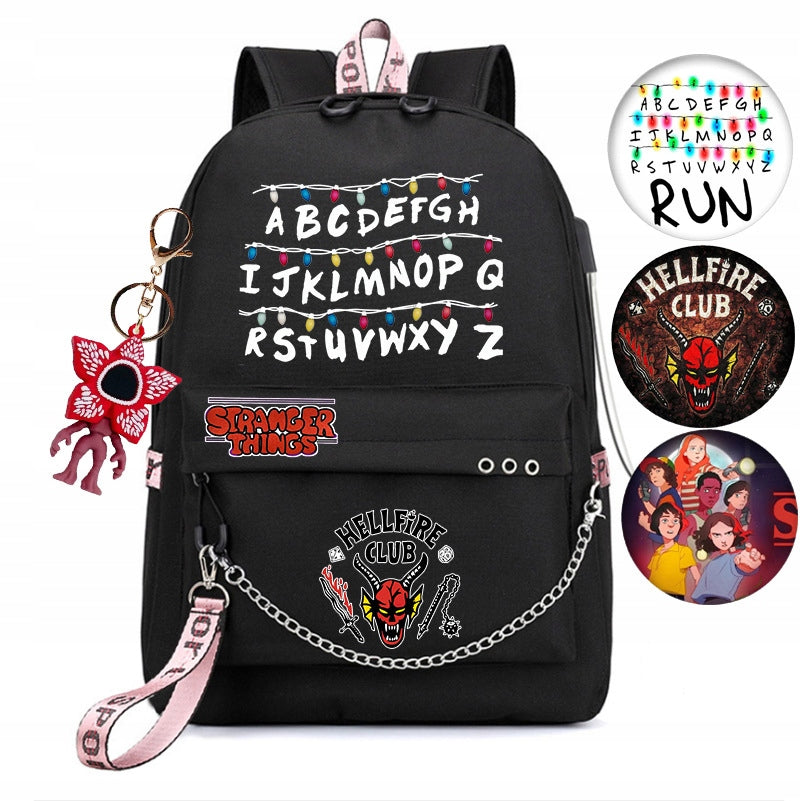 School backpack with STRANGER THINGS Brand no brand