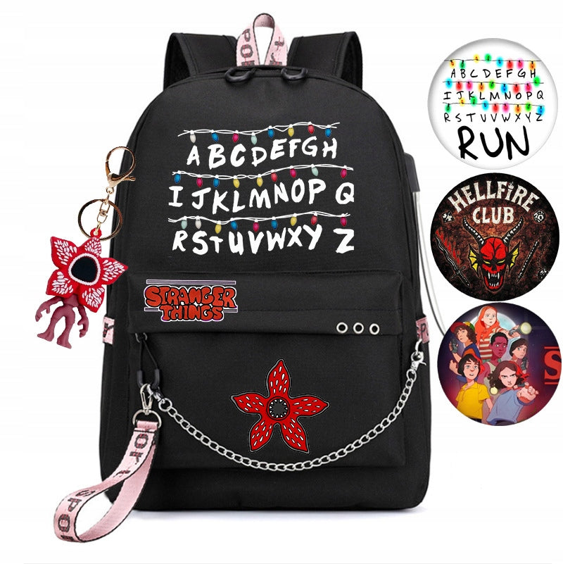 School backpack with STRANGER THINGS Manufacturer code FWERD85