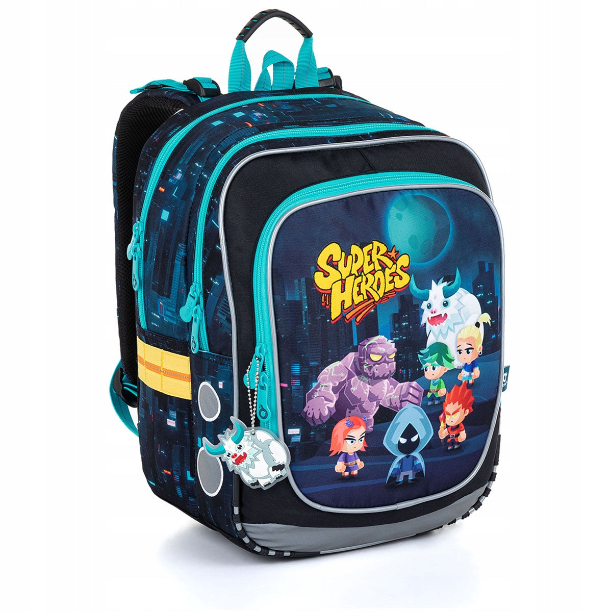 School backpack with Yeti Topgal ENDY 23012 1-3 class for a boy