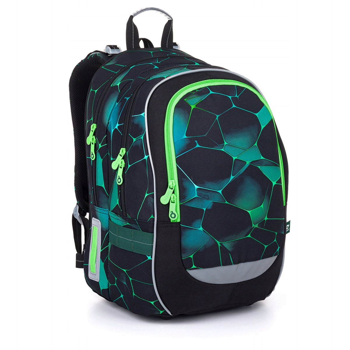 School backpack with green design Topgal CODA 25019