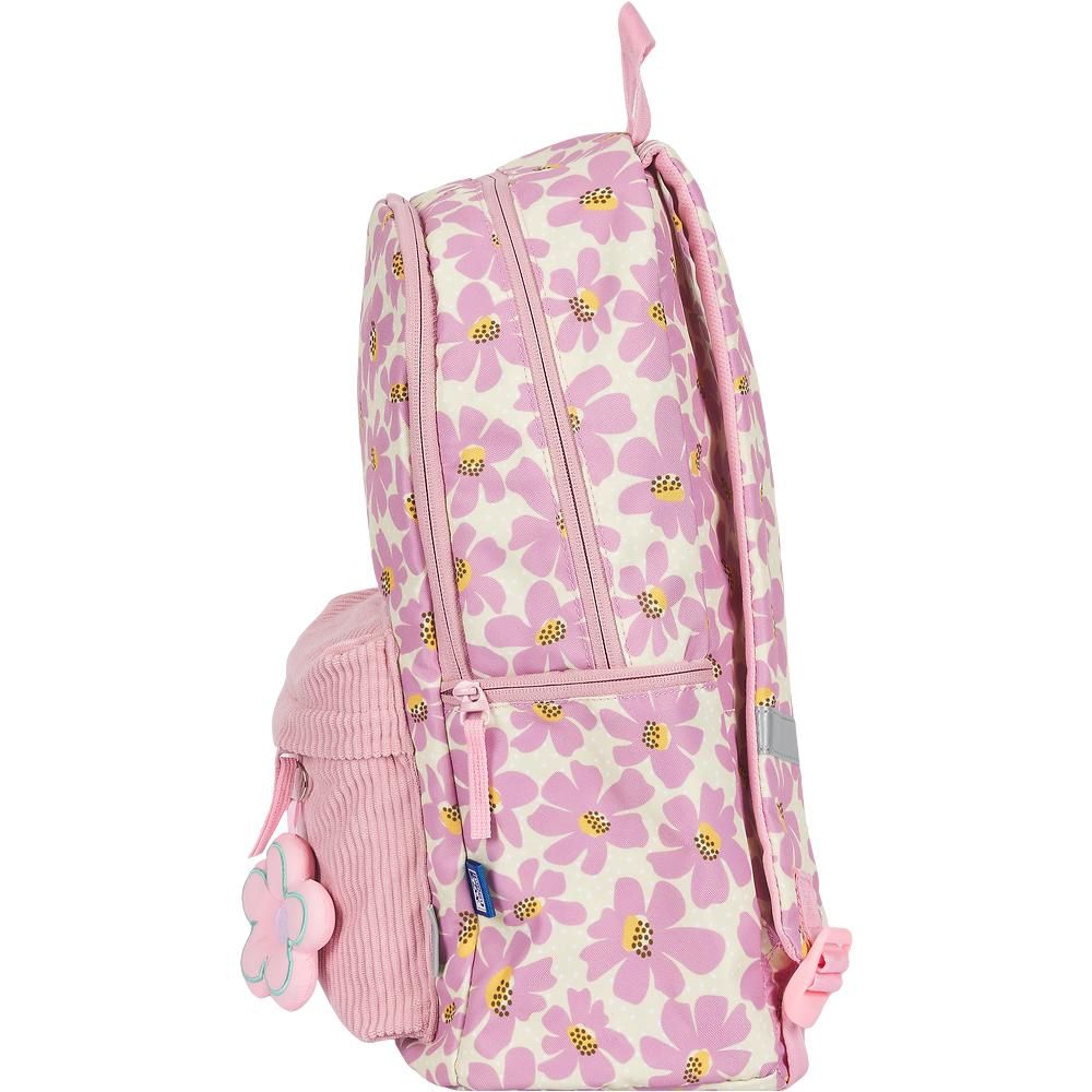 School backpack youth pink flowers 26l Bloom OXFORD Manufacturer code 400196446