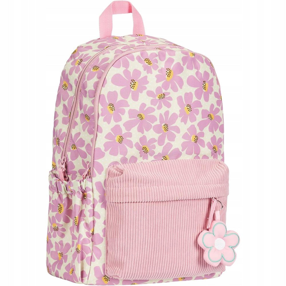 School backpack youth pink flowers 26l Bloom OXFORD