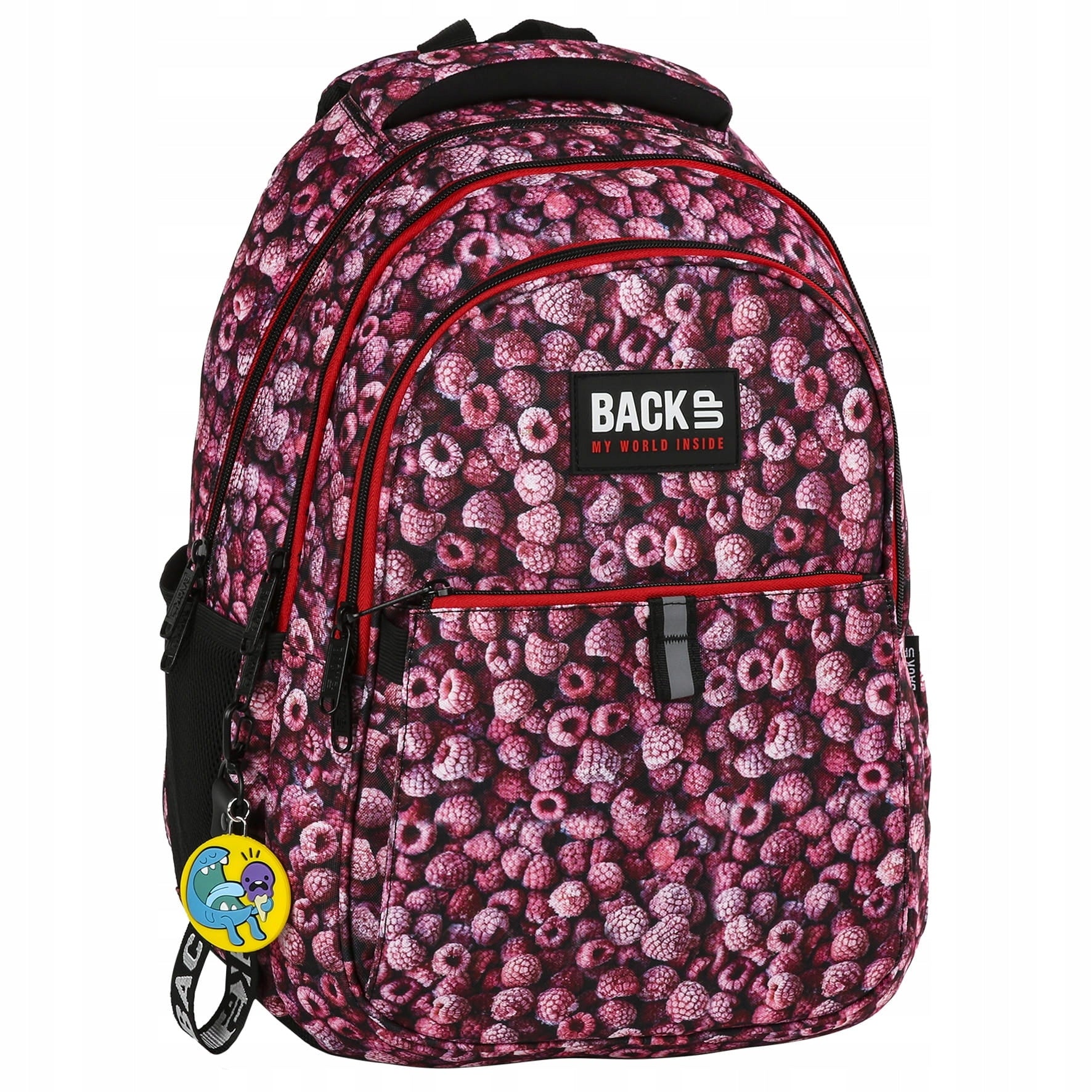 School backpack youth raspberries