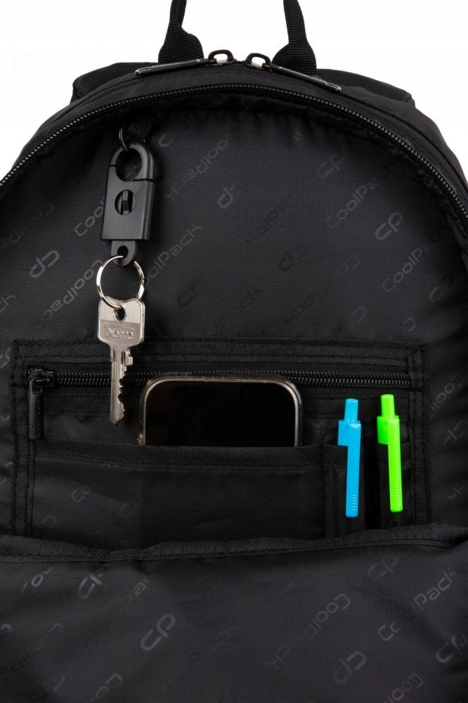 School backpack youth satchel CoolPack Rider Black for boy Manufacturer code F109957