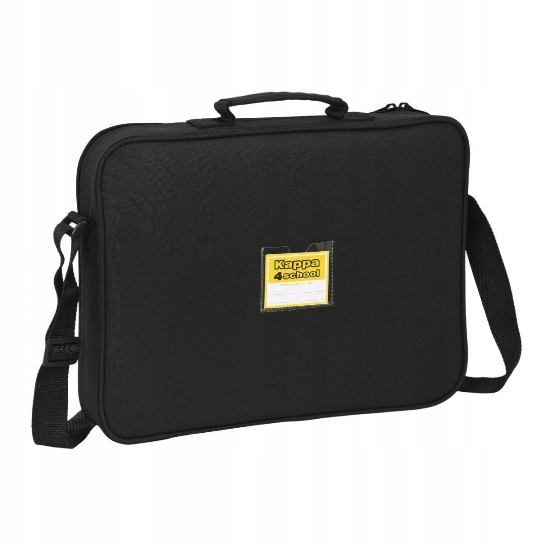 School bag Kappa Black (38 x 28 x 6 cm) Brand Kappa