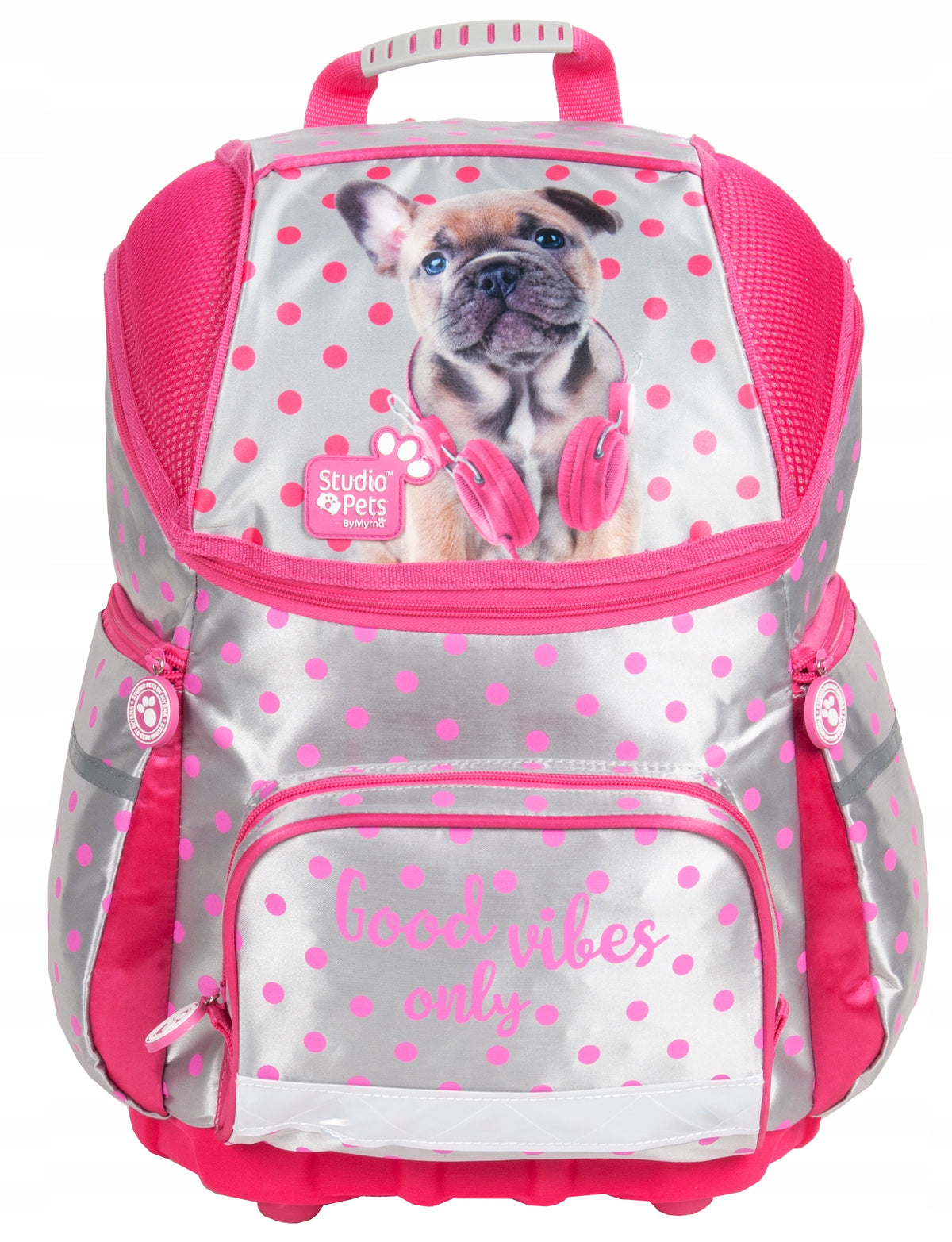 School satchel Paso Studio Pets pink with dog class 1 girls Packaging status original
