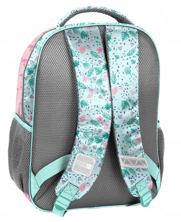 School satchel backpack FLAMING PP26FL-260 for girls pink Brand Paso