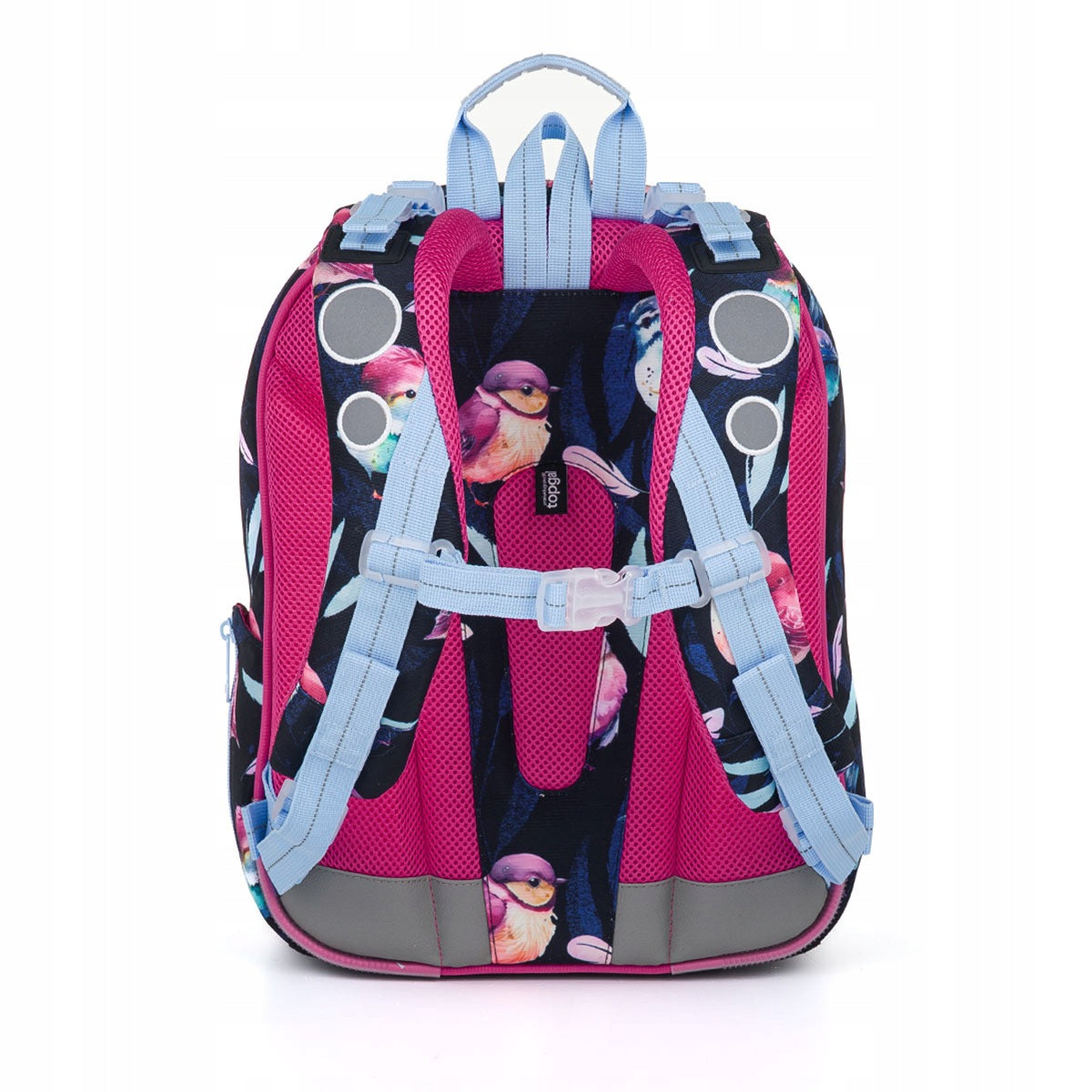 School satchel in birds Topgal BEBE 24001 for girls 1st class Brand Topgal
