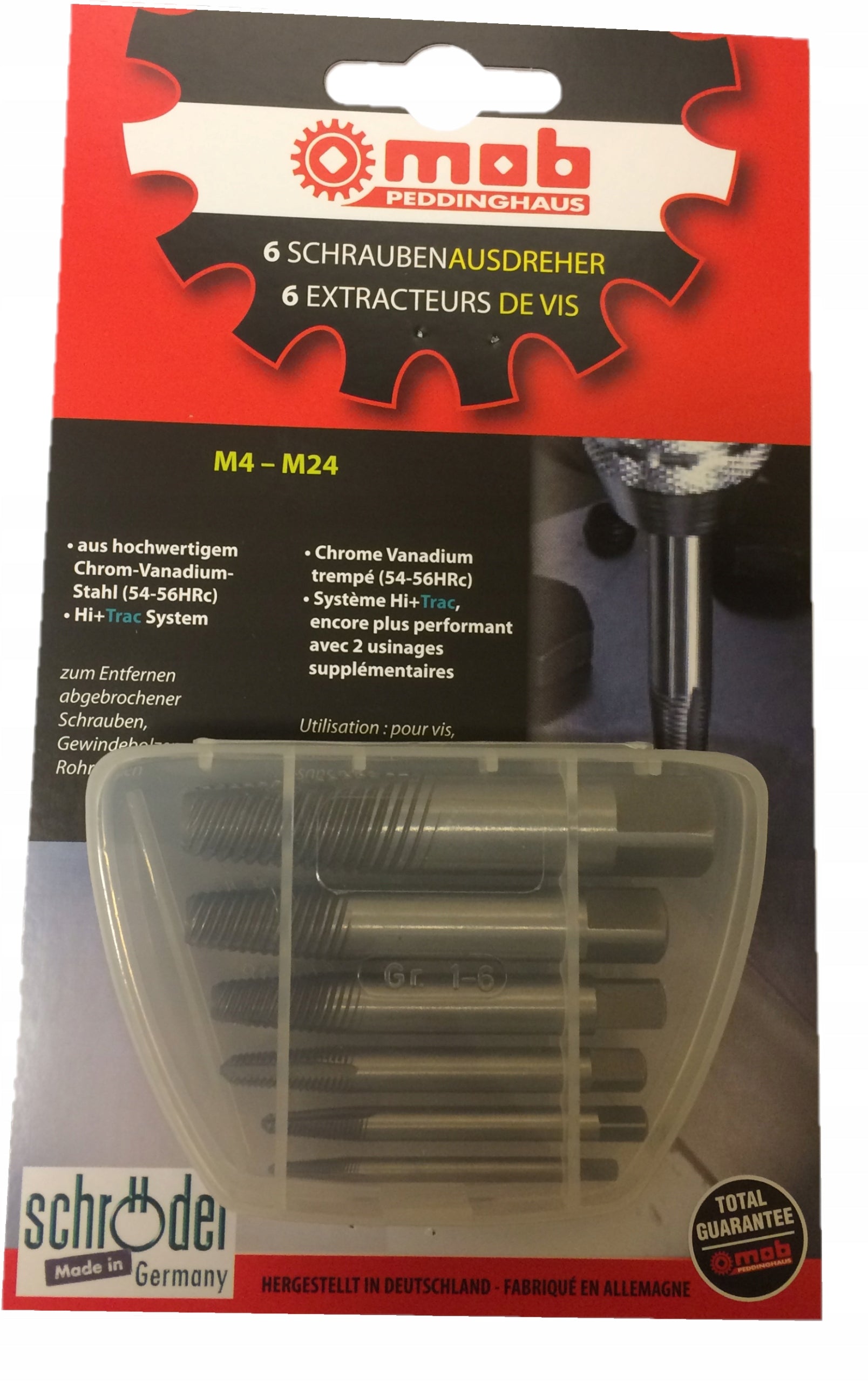 Schröder Screwdrivers M4-M24 Made in Germany Manufacturer code 4016134008450