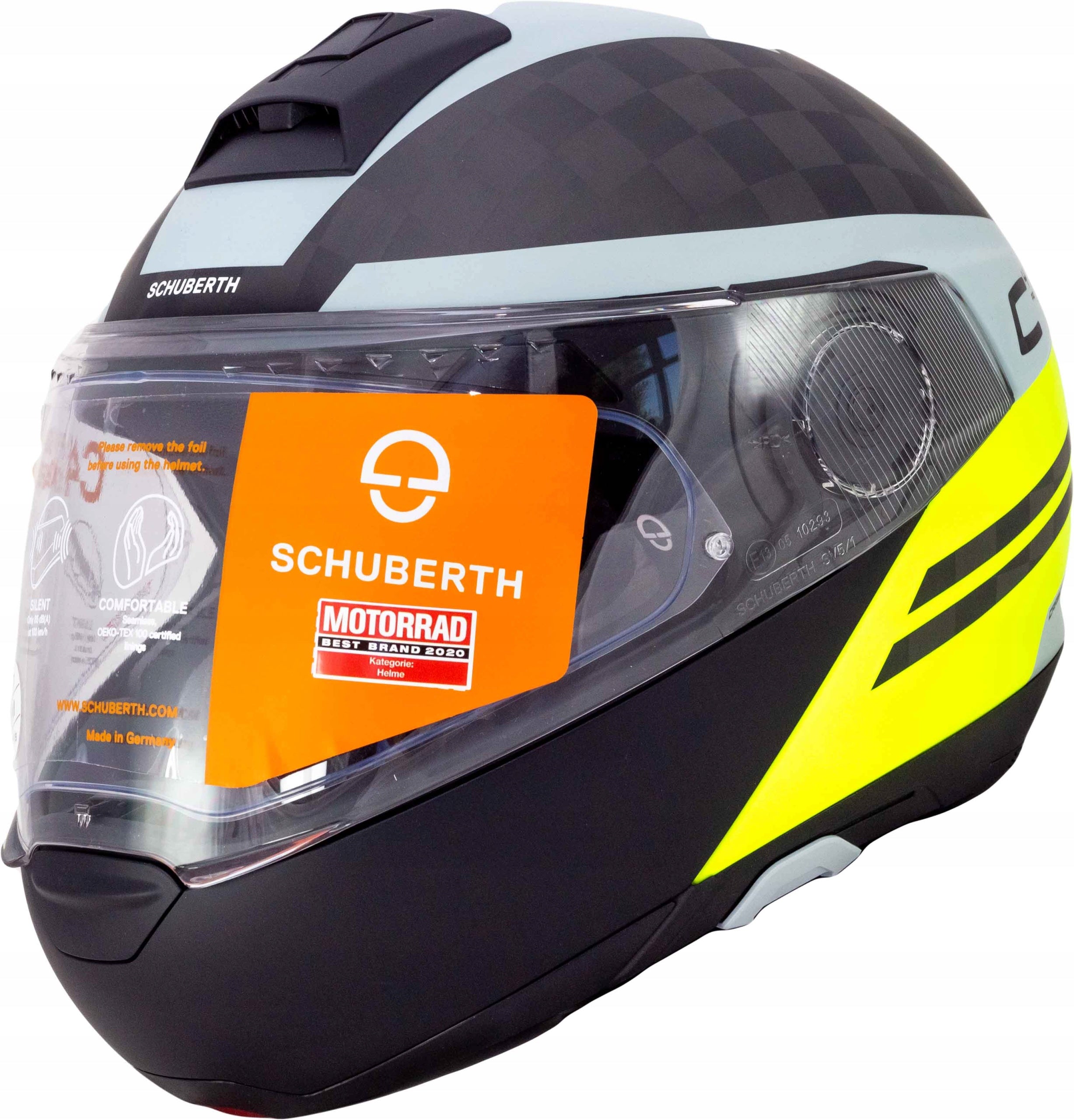 Schuberth C4 Pro Carbon Silent Safe Jaw Motorcycle Helmet