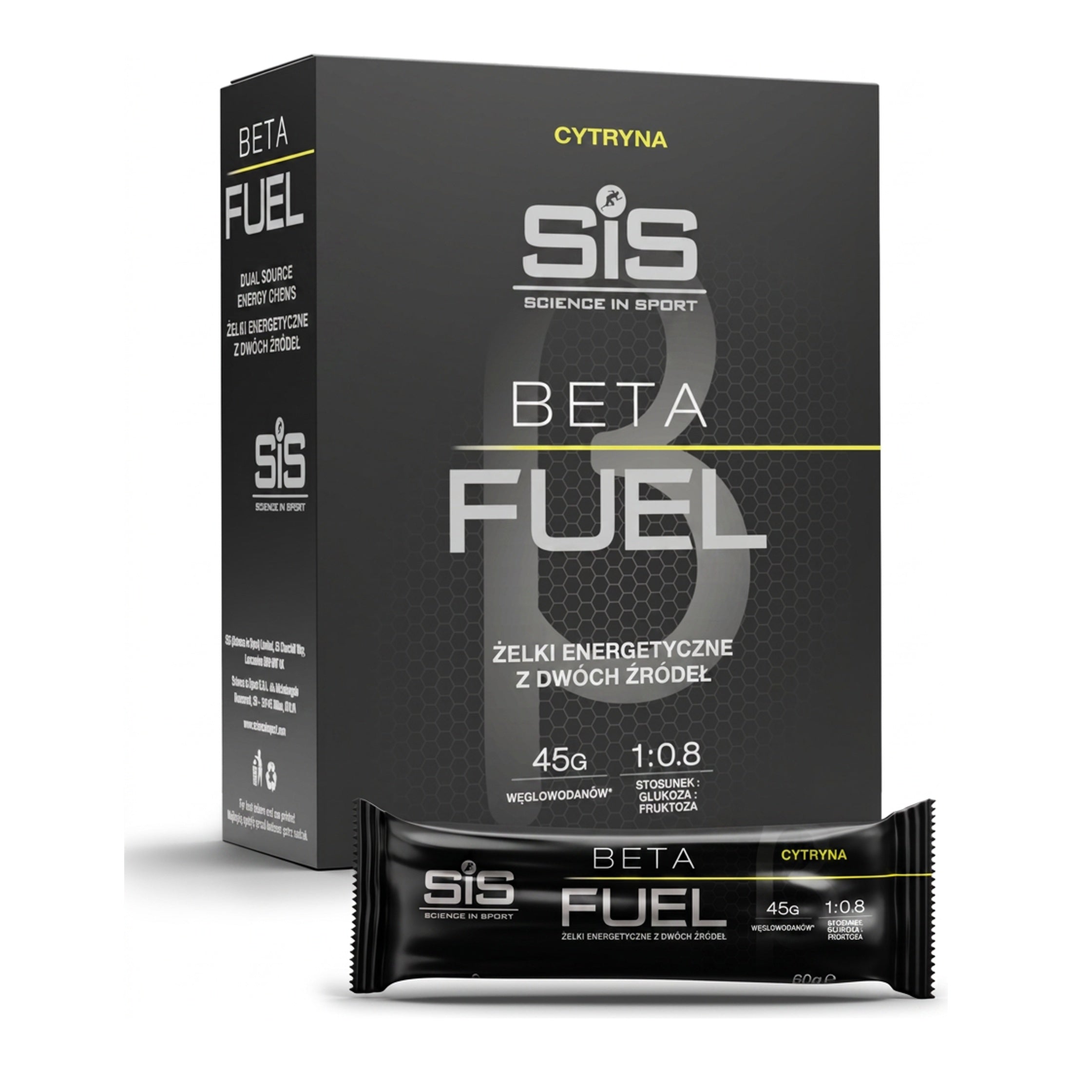 Science in Sport BETA Fuel Chews Lemon 6 Pack