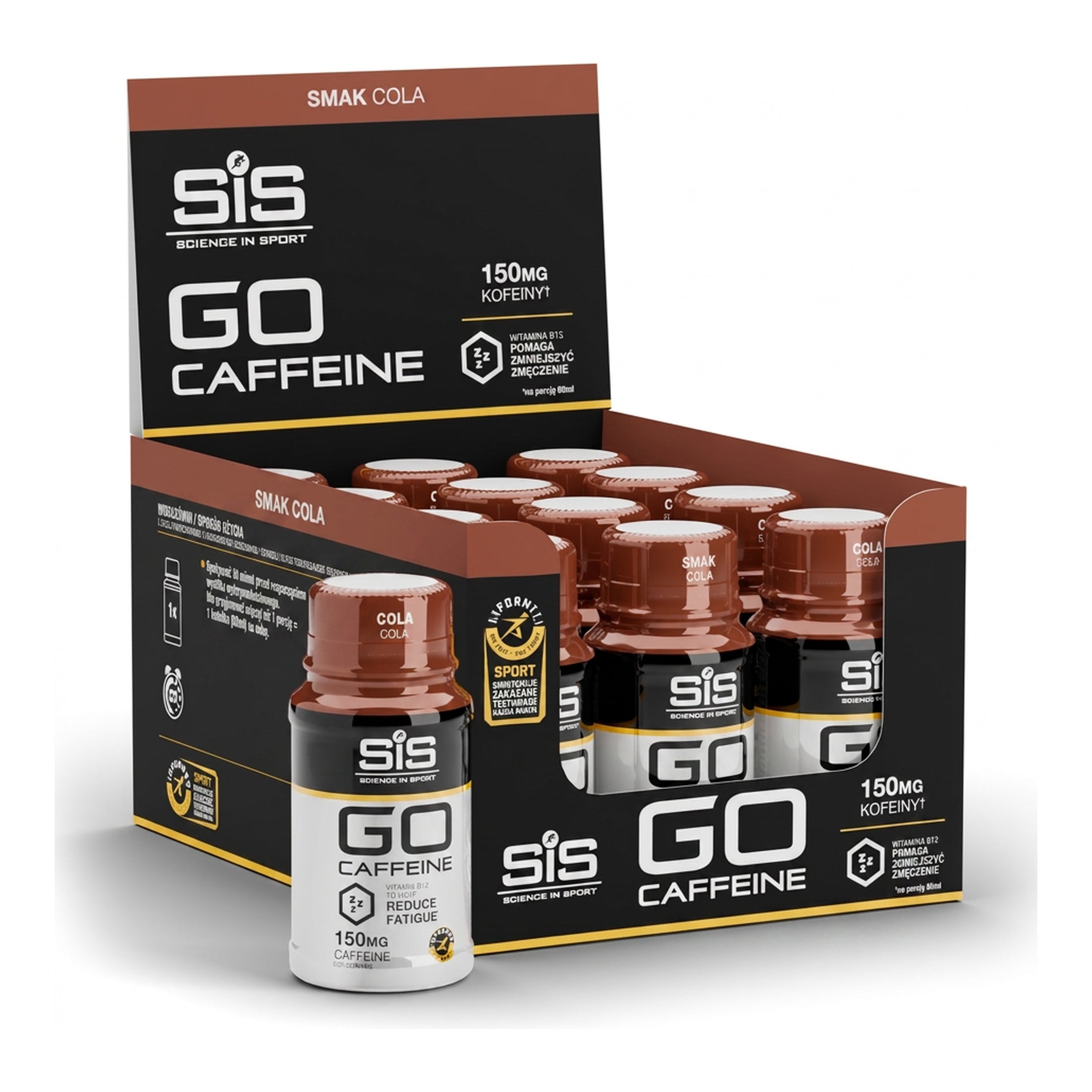 Science in Sport GO Caffeine Shot Cola 12x60ml