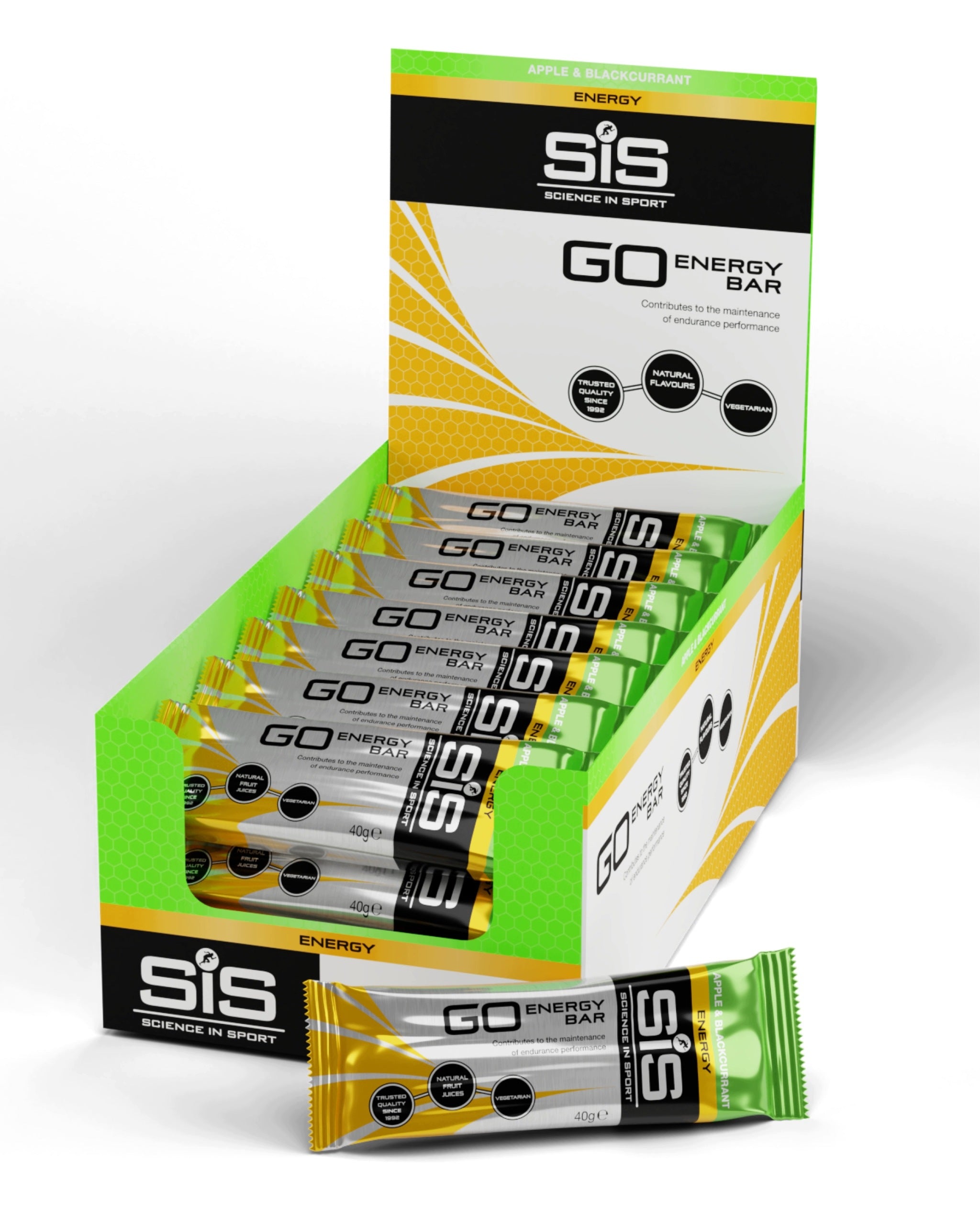 Science in Sport GO Energy Bar Mini Apple Black Currant 30 Pack