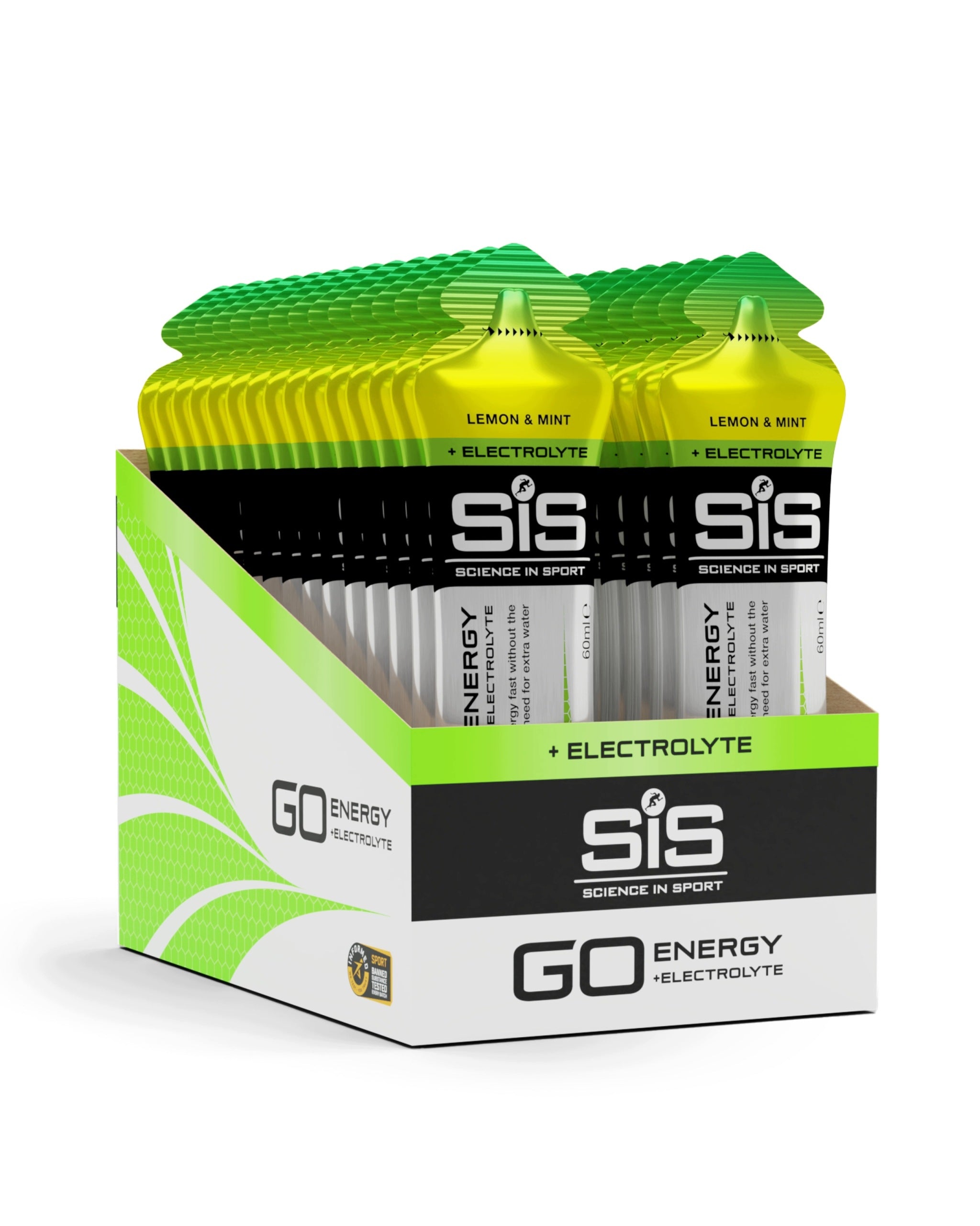 Science in Sport GO Energy + Electrolyte Gel Lemon Mint 30 Pack