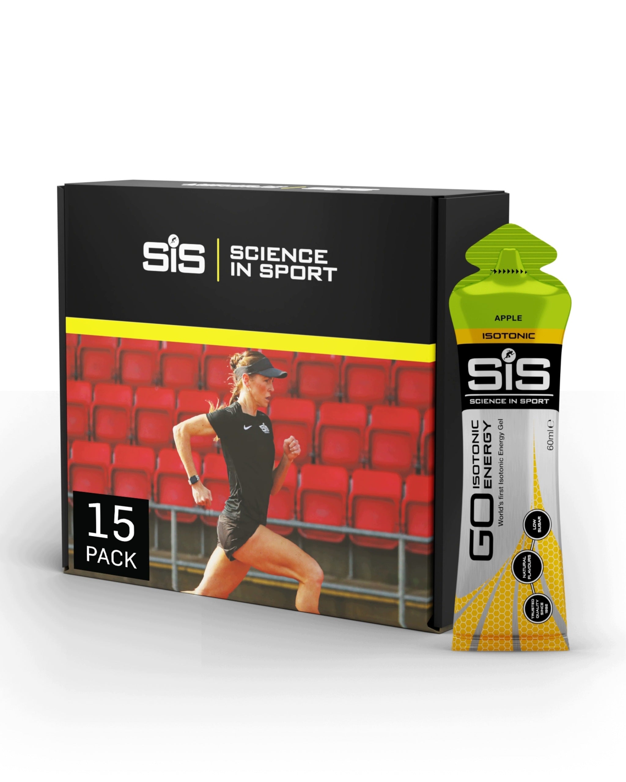Science in Sport GO Isotonic Energy Gel Apple 15 Pack