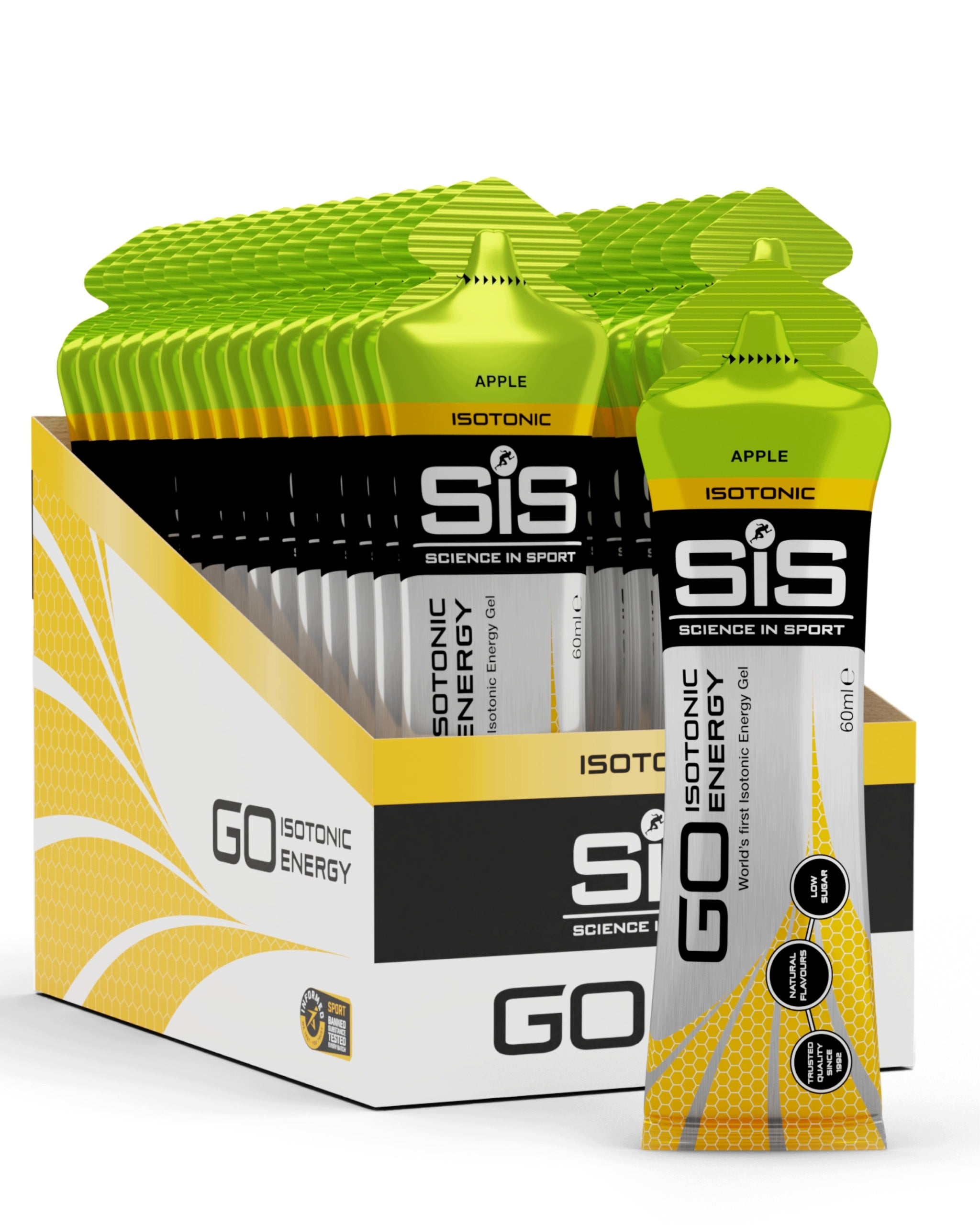 Science in Sport GO Isotonic Energy Gel Apple 30 Pack