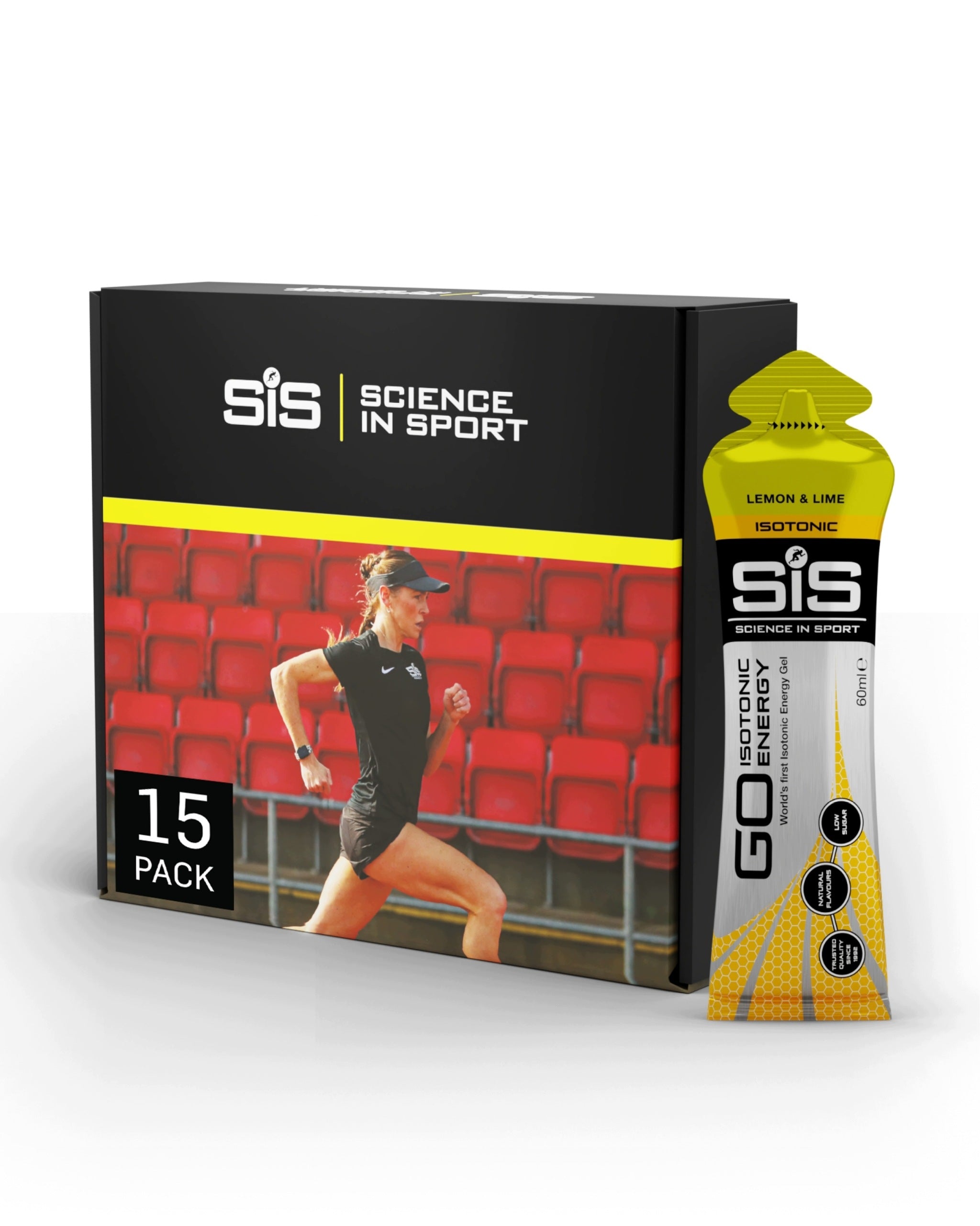 Science in Sport GO Isotonic Energy Gel Lemon Lime 15 Pack