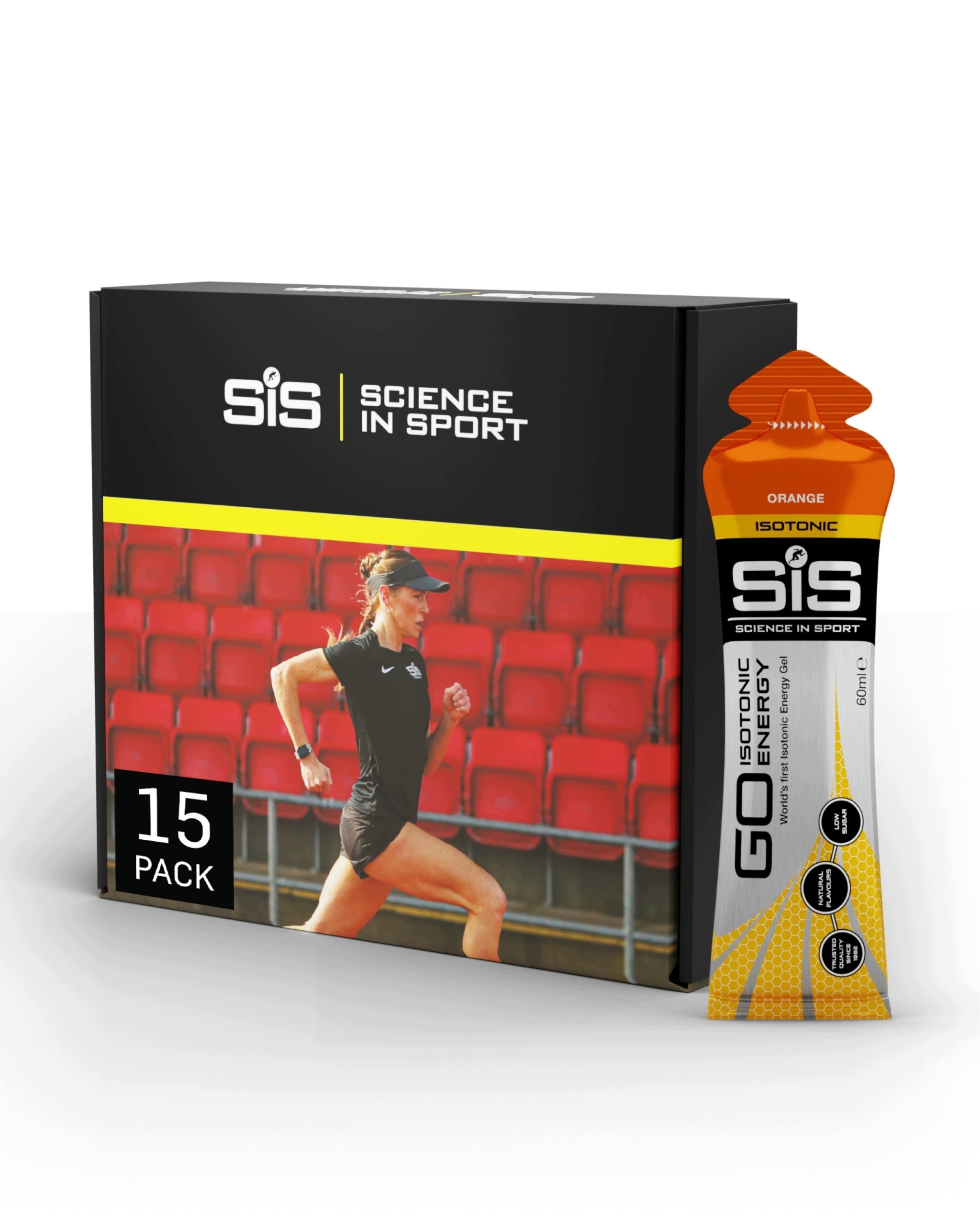 Science in Sport GO Isotonic Energy Gel Orange 15 Pack