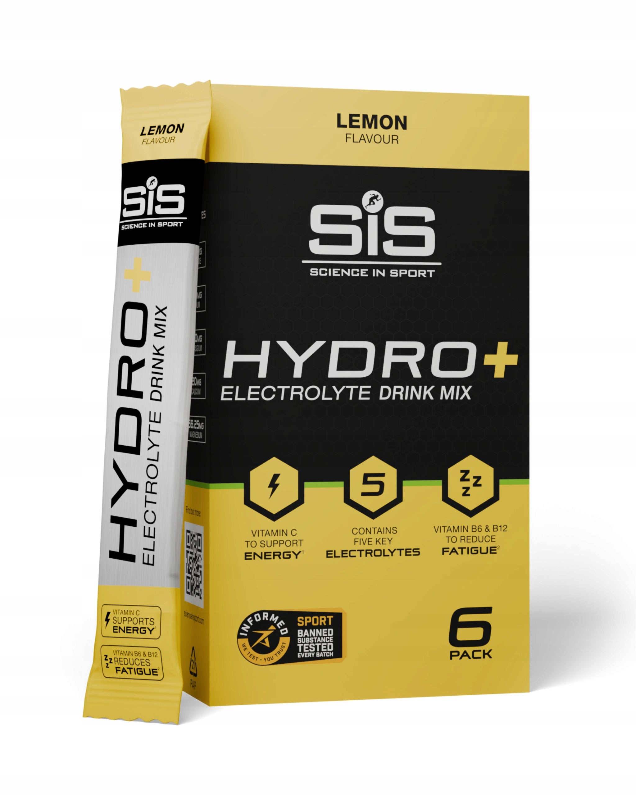 Science in Sport Hydro+ Drink Mix Lemon 6 sachets