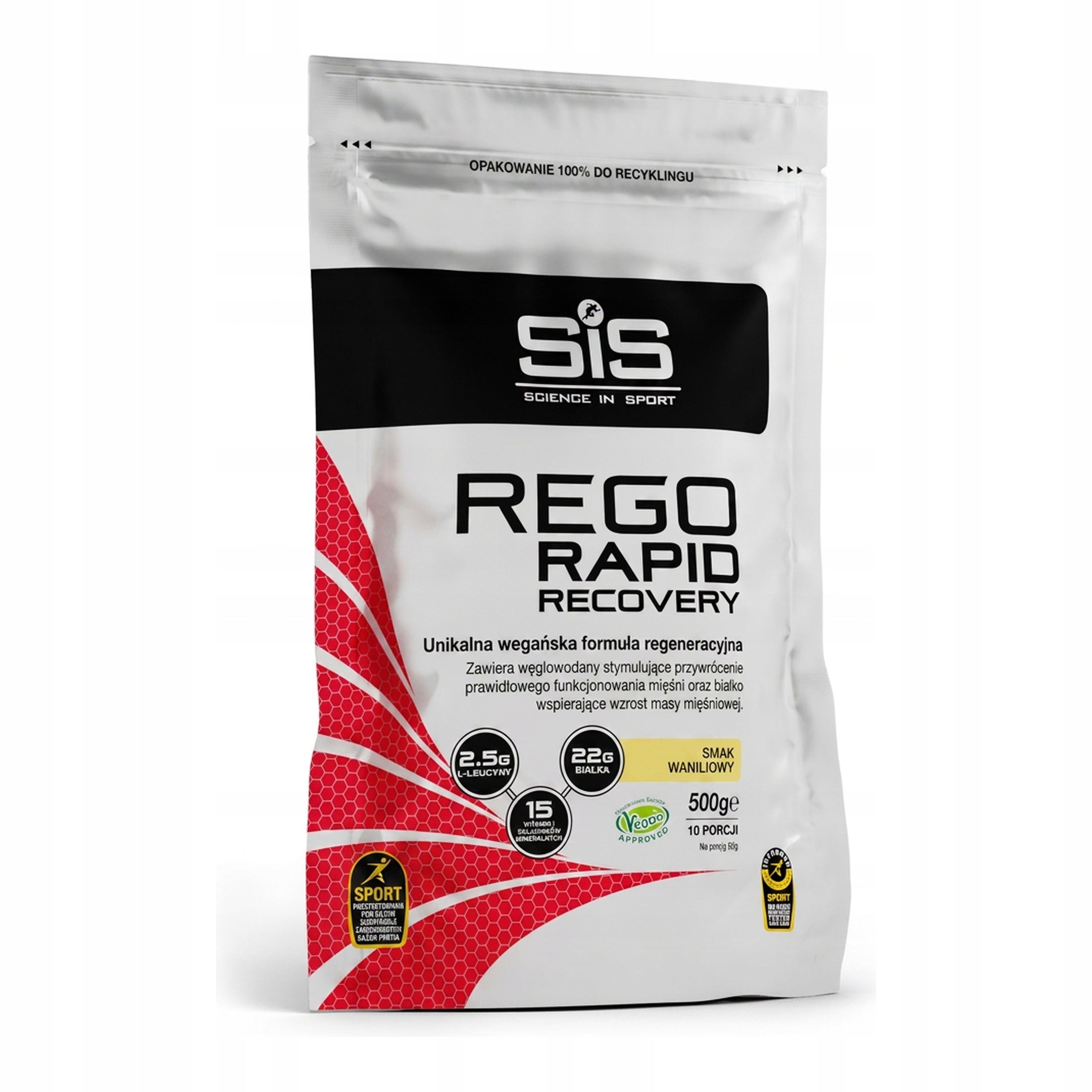 Science in Sport REGO Rapid Recovery Vanilla 500g