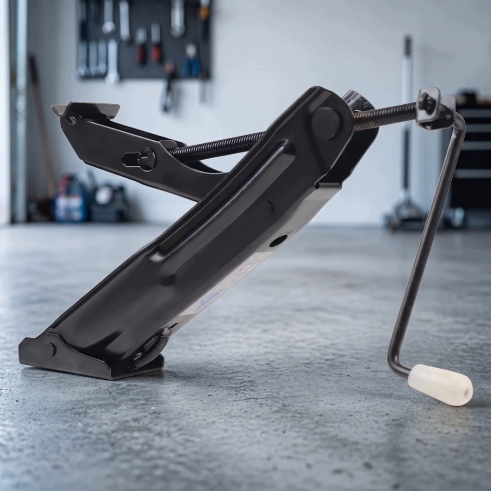 Scissor Jack with Crank Handle Compact Scissor Jack Foldable for Drivers Product weight with unit packaging 2.1 kg