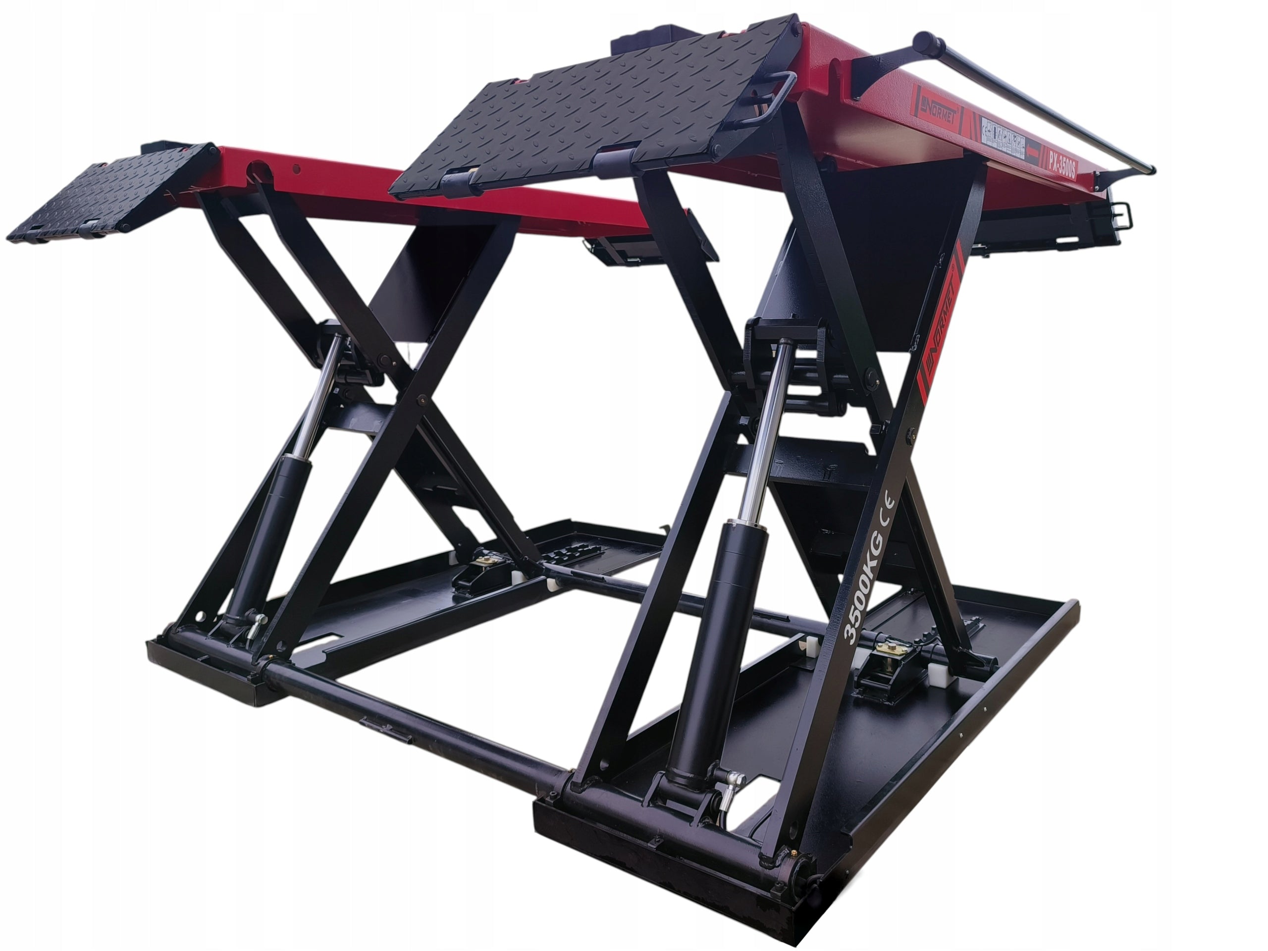 Scissor lift 3,5T High 1,2m Mobile NORMET PX-3500S Product weight with unit packaging 665 kg
