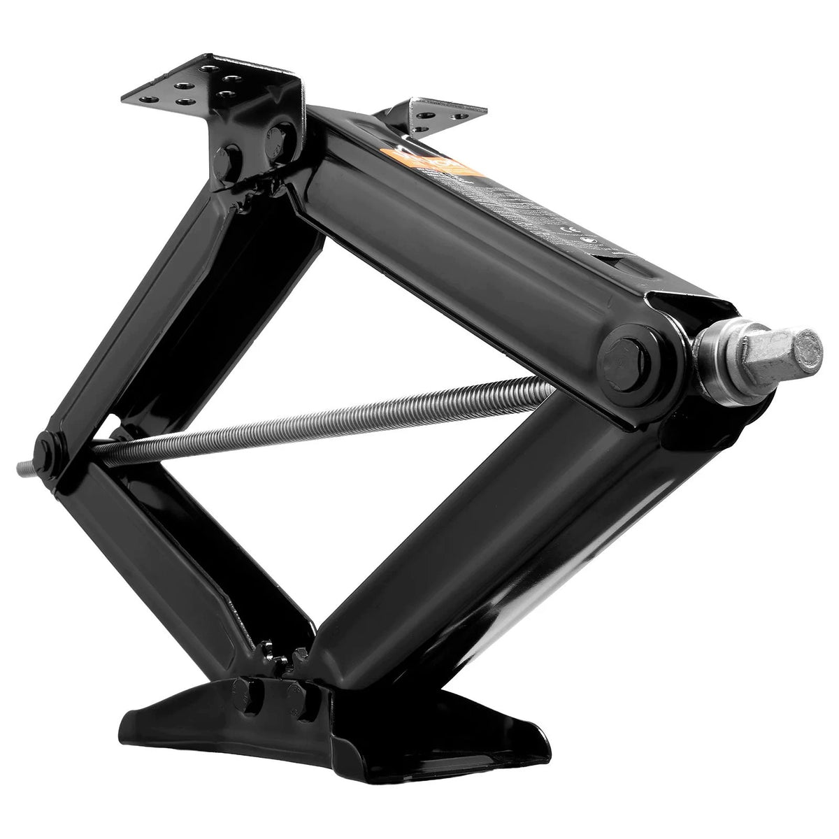 Scissor lift black premium 2948 kg steel 103-595 mm 2 pcs set