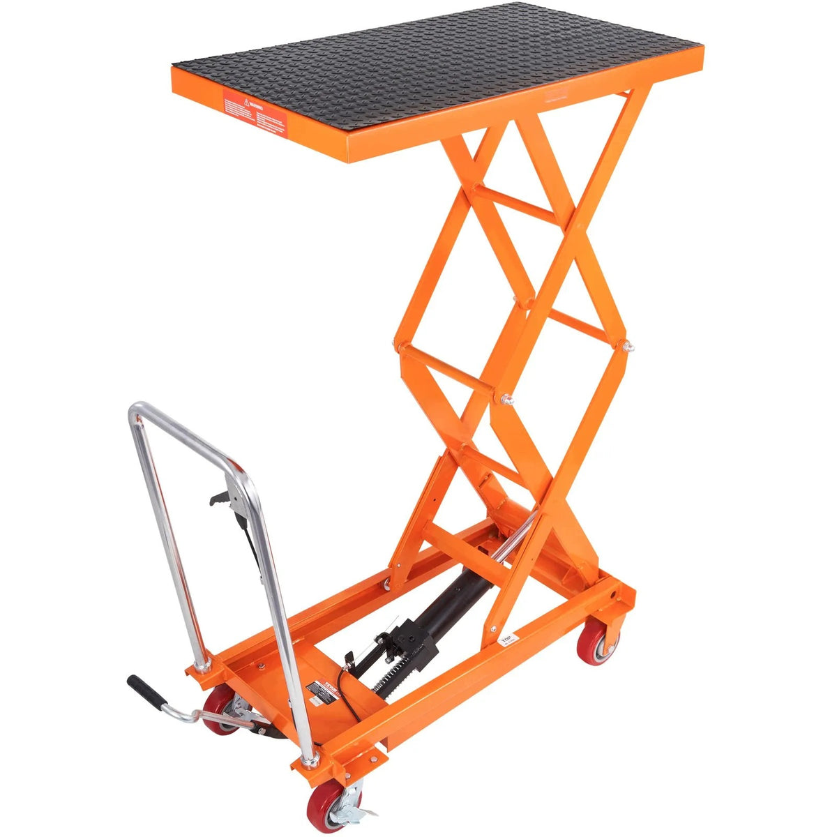 Scissor lift truck black premium max 350 kg hydraulic double