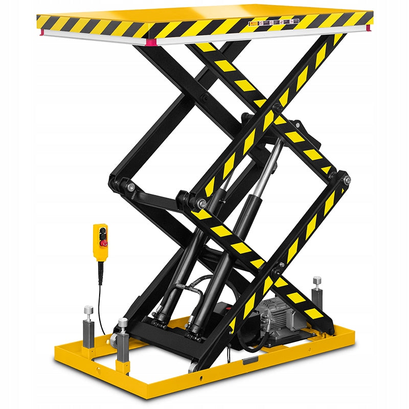 Scissor stationary lifting table lift 1T 1780mm 1300x820