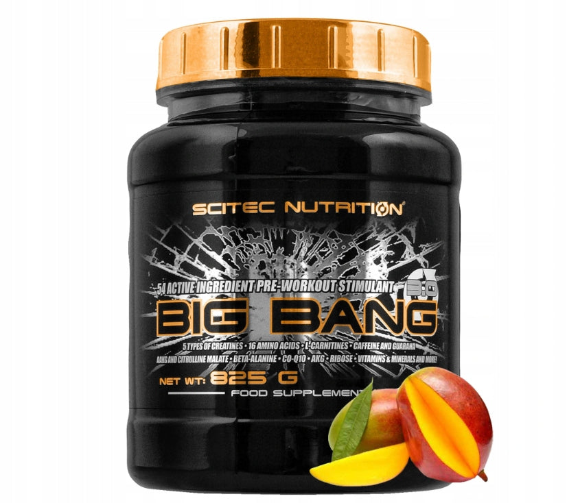 Scitec Big Bang 3.0 825 g 53 ingredients! Mango