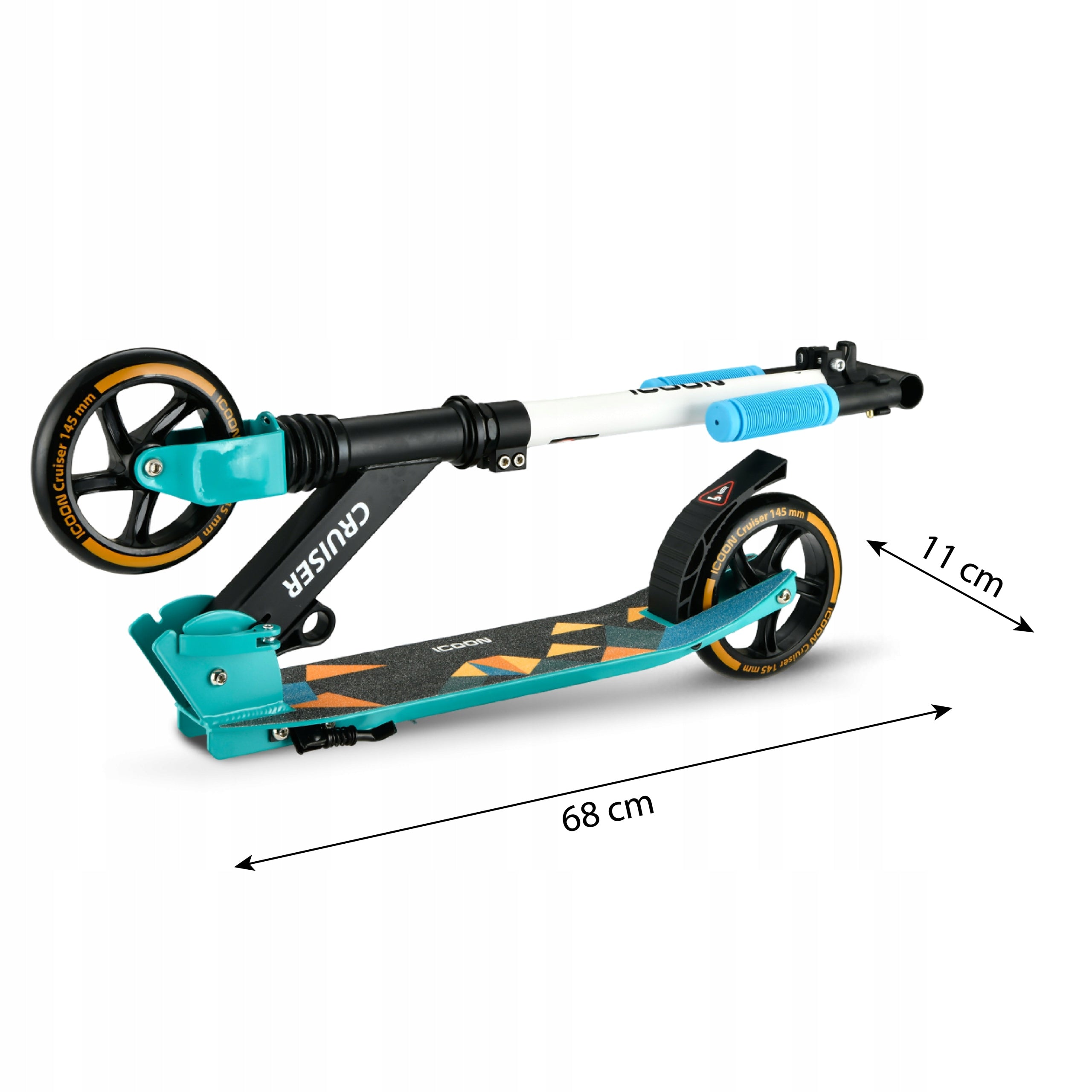 Scooter 145 mm Icoon Cruiser Folding Shock Absorber Adjustable Up to 50 kg Kind two-wheeled