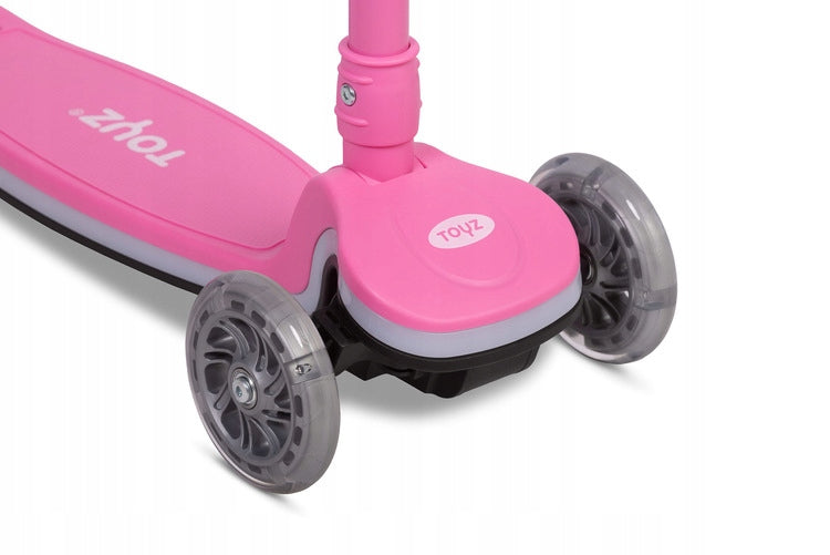 Scooter 3-wheel CARBON pink 04062 TOYZ Brand Toyz