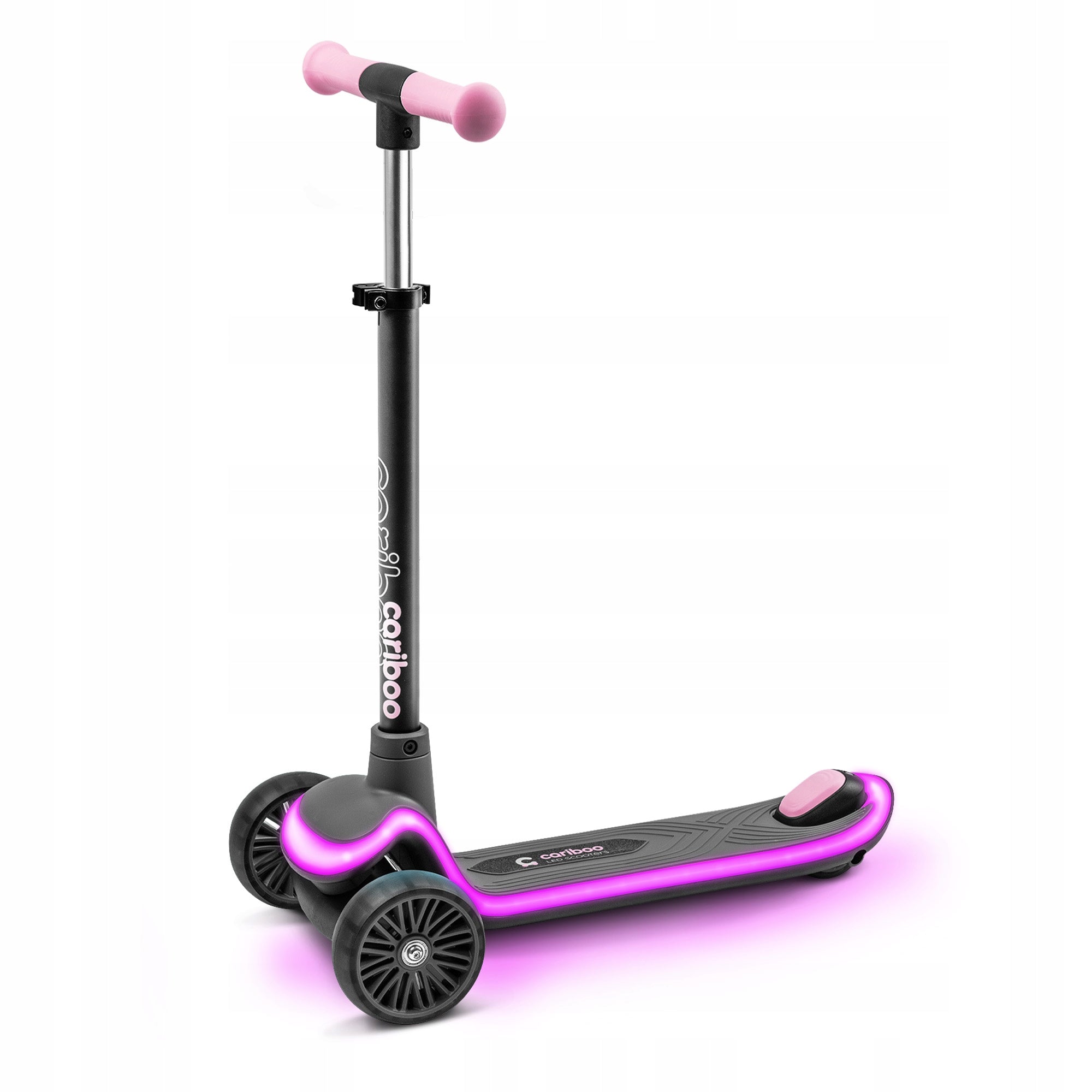 Scooter CARIBOO Tricycle for Children LED Lights 20 Colors Modes Frame aluminum