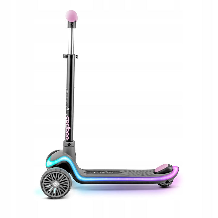 Scooter CARIBOO Tricycle for Children LED Lights 20 Colors Modes Kind tri-wheeled