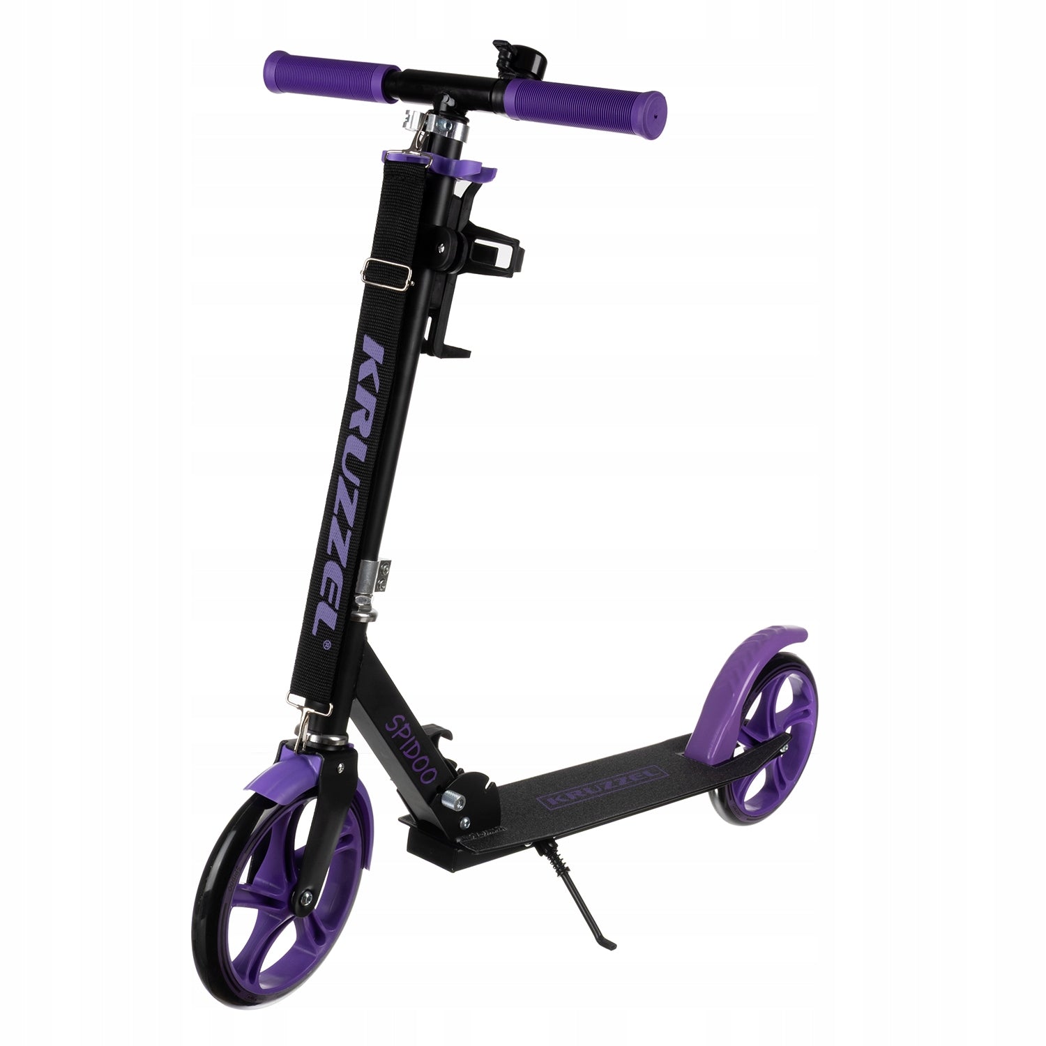 Scooter Folding for Children City Spidoo Large Lightweight Wheel Brake 200mm Manufacturer code Hulajnoga Spidoo fioletowa Kruzzel 25630