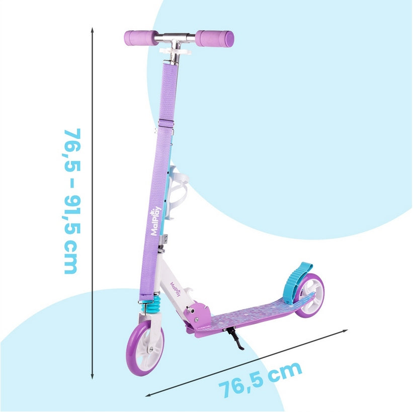 Scooter Folding with Strap Water Bottle Holder Cushioned with Brake Lightweight Manufacturer code 113712