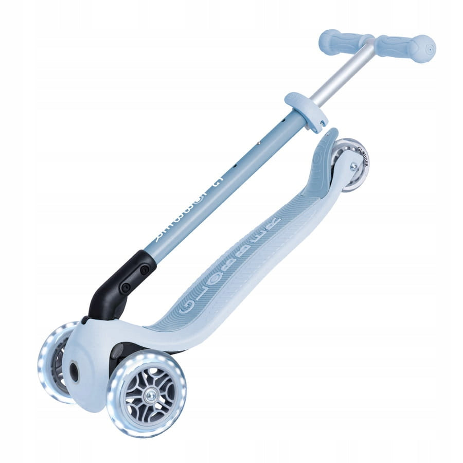 Scooter Globber Primo Foldable Lights Eco - BLUBERRY Kind tri-wheeled