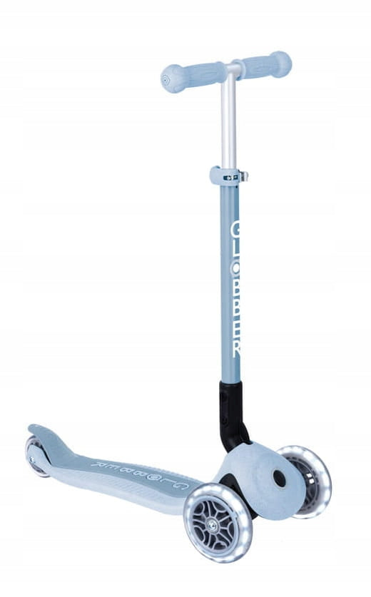 Scooter Globber Primo Foldable Lights Eco - BLUBERRY