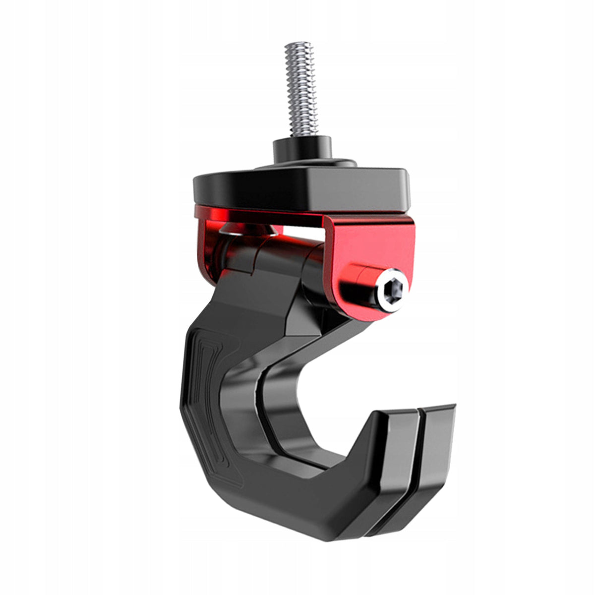 Scooter Helmet Holder Double Hook Mount Bag Hook Hanger With Screw Red