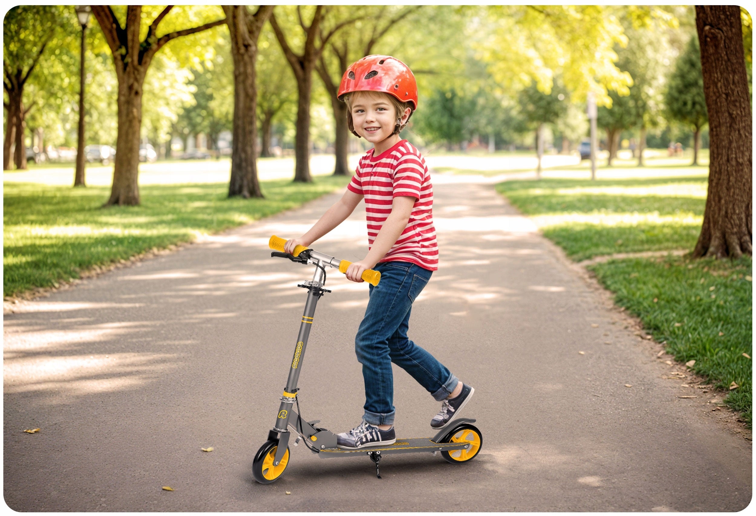 Scooter Kodi grey-orange Ricokids Number of wheels 2