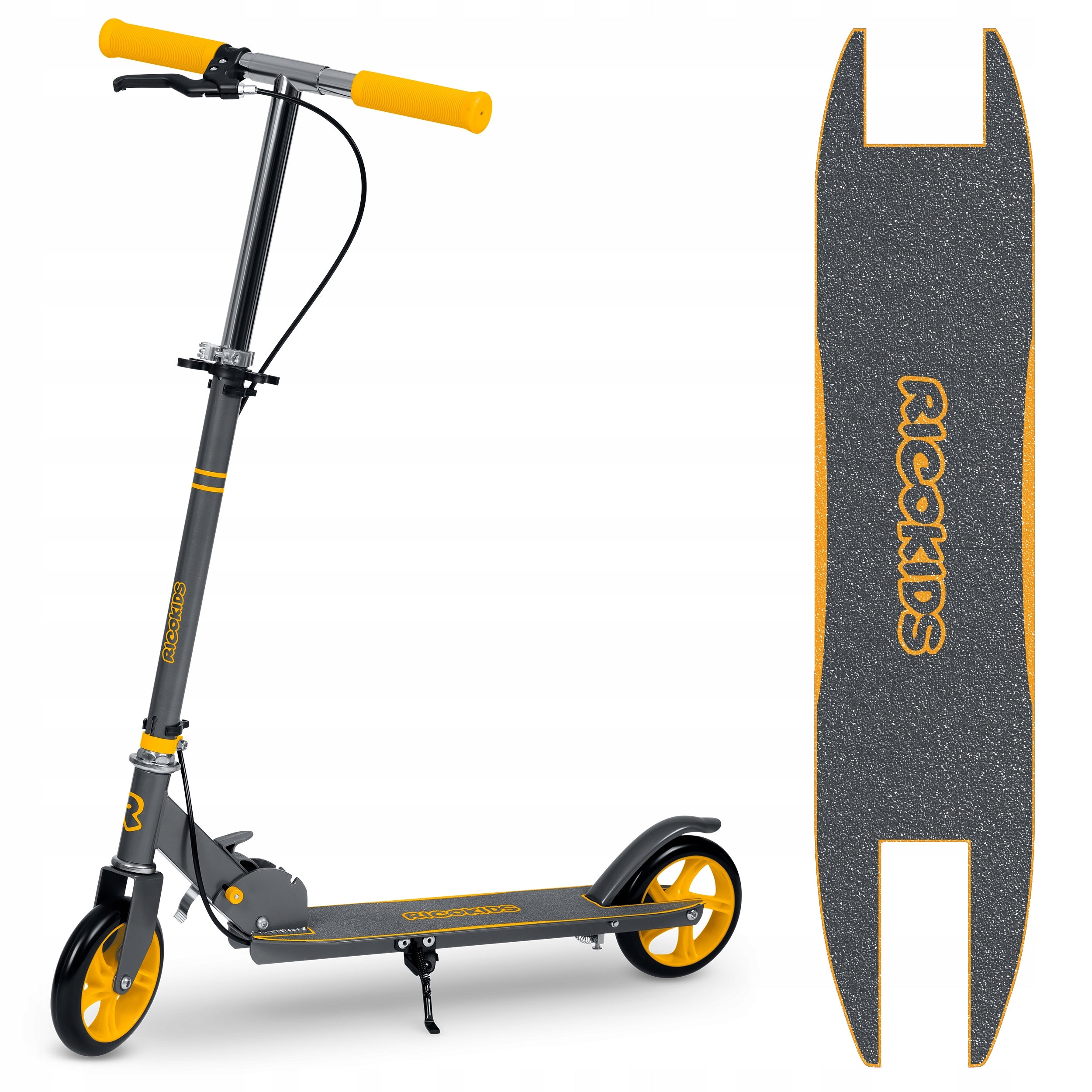 Scooter Kodi grey-orange Ricokids
