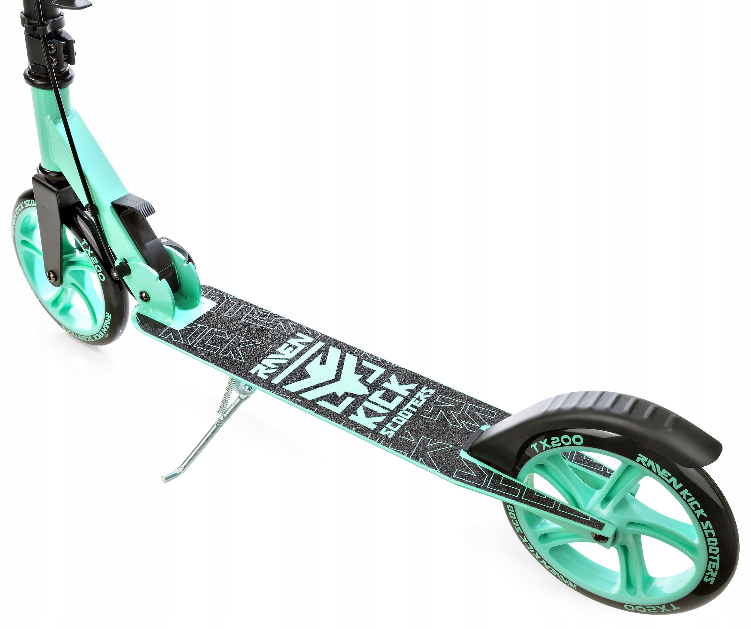 Scooter LARGE RAVEN Straight Mint 200mm brake bell water bottle holder Number of wheels 2